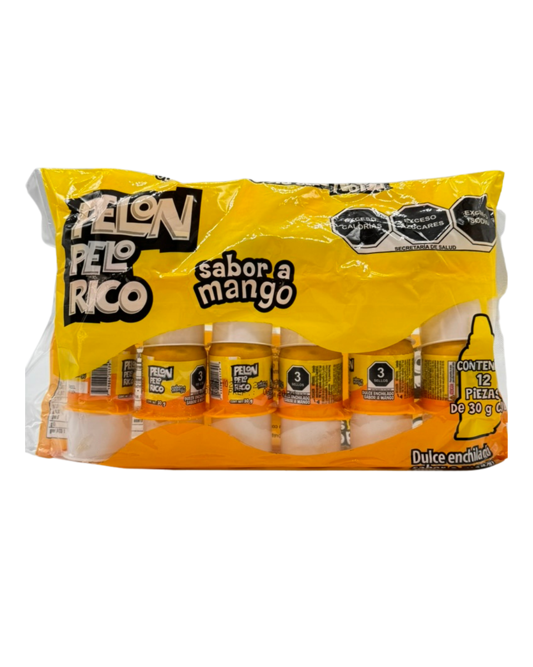 Pelon Pelo Rico Sabor Mango 12uds.